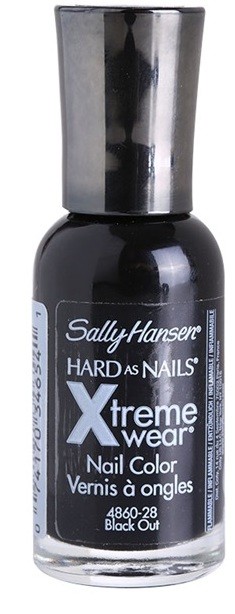 Sally Hansen Hard As Nails Xtreme Wear erősítő körömlakk árnyalat 370 Black Out 11,8 ml