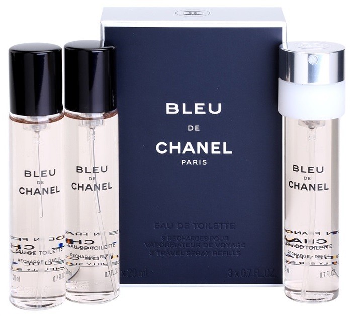 Chanel Bleu de Chanel eau de toilette férfiaknak 3 x 20 ml töltelék