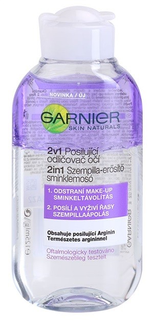 Garnier Skin Naturals erősítő sminklemosó szemre 2 az 1-ben  125 ml