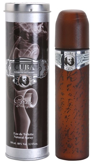 Cuba Grey eau de toilette férfiaknak 100 ml