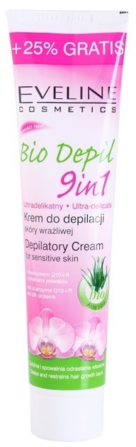 Eveline Cosmetics Bio Depil szőrtelenítő krém az érzékeny bőrre  125 ml