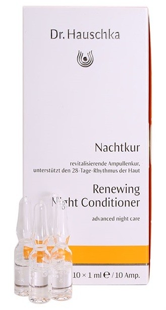 Dr. Hauschka Facial Care megújító éjszakai ápolás ampullákban  10 x 1 ml