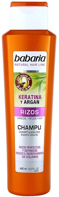 Babaria Argan sampon hullámos hajra keratinnal és argánnal  400 ml