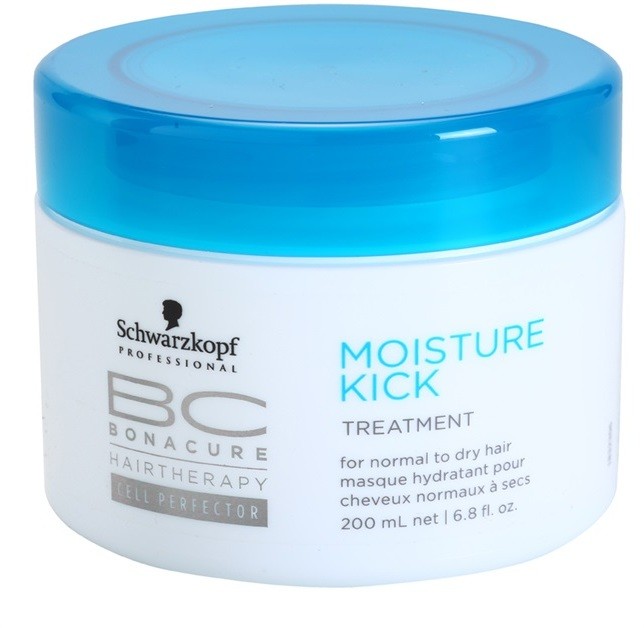 Schwarzkopf Professional BC Bonacure Moisture Kick hidratáló maszk normál és száraz hajra  200 ml