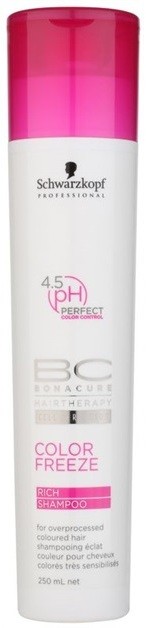 Schwarzkopf Professional PH 4,5 BC Bonacure Color Freeze sampon a szín védelméért  250 ml