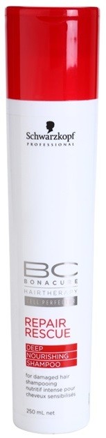 Schwarzkopf Professional BC Bonacure Repair Rescue regeneráló sampon a károsult hajra  250 ml