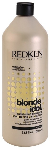 Redken Blonde Idol szulfátmentes sampon szőke hajra  1000 ml