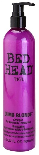 TIGI Bed Head Dumb Blonde sampon a kémiailag kezelt hajra  400 ml