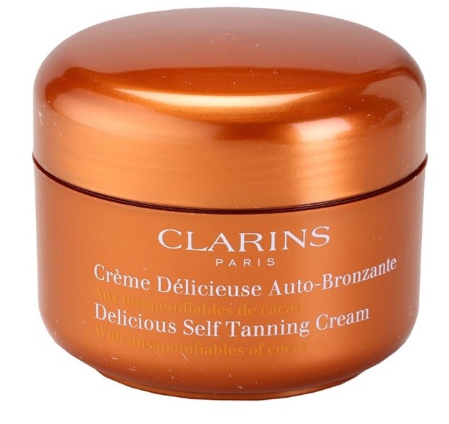 Clarins Sun Self-Tanners önbarnító krém testre és arcra kakaóvajjal  125 ml