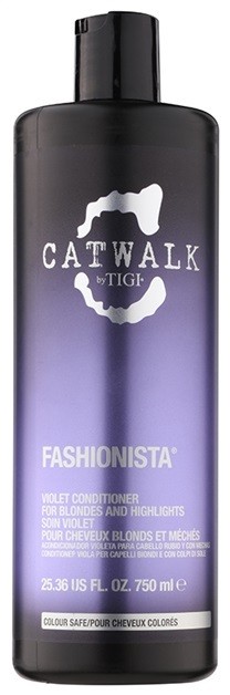 TIGI Catwalk Fashionista lila kondicionáló a szőke és melírozott hajra  750 ml