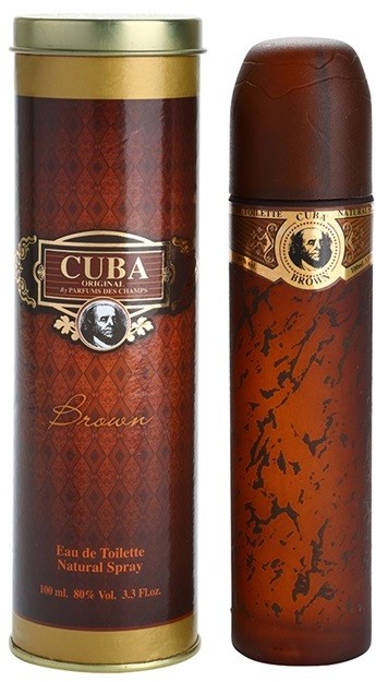 Cuba Brown eau de toilette férfiaknak 100 ml