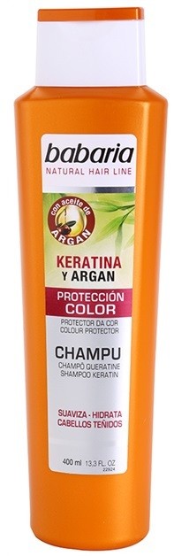 Babaria Argan sampon a hajszín megóvására keratinnal és argánnal  400 ml