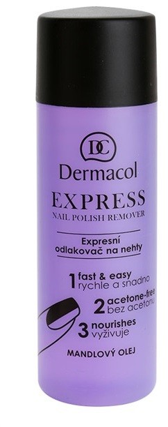 Dermacol Express körömlakklemosó aceton nélkül  120 ml