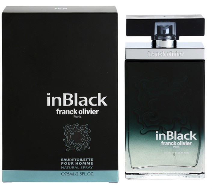 Franck Olivier In Black Pour Homme eau de toilette férfiaknak 75 ml