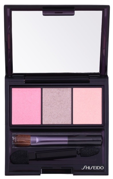 Shiseido Eyes Luminizing Satin trio szemhéjfesték  árnyalat RD 711 Pink Sands 3 g