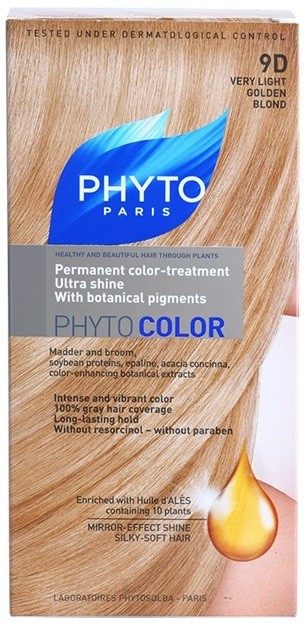 Phyto Color hajfesték árnyalat 9D Very Light Golden Blond