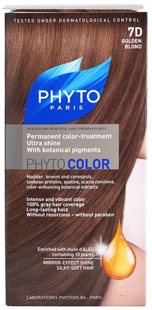 Phyto Color hajfesték árnyalat 7D Golgen Blond