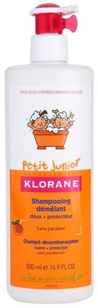 Klorane Junior sampon gyermekeknek barack illatú  500 ml
