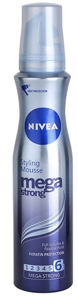 Nivea Mega Strong fixáló hab a hosszantartó dús hatásért  150 ml