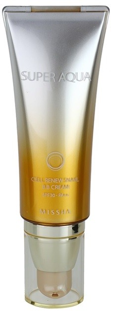 Missha Super Aqua Cell Renew Snail BB krém csiga kivonattal SPF 30 45 g