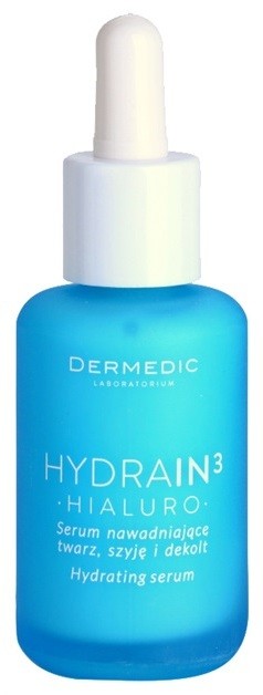 Dermedic Hydrain3 Hialuro hidratáló arcszérum száraz és nagyon száraz bőrre  30 ml