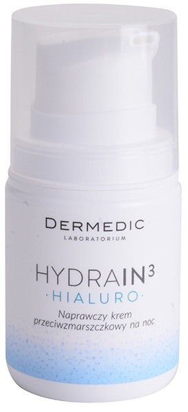 Dermedic Hydrain3 Hialuro hidratáló éjszakai krém a ráncok ellen  55 g