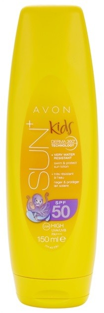 Avon Sun Kids magasan vízálló narancs naptej SPF 50  150 ml