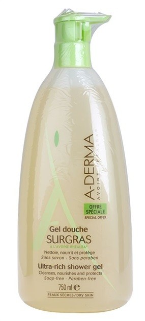 A-Derma Original Care tápláló tusoló gél  750 ml