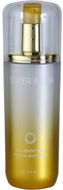 Missha Super Aqua Cell Renew Snail hidratáló esszencia a ráncok és a sötét foltok ellen  130 ml