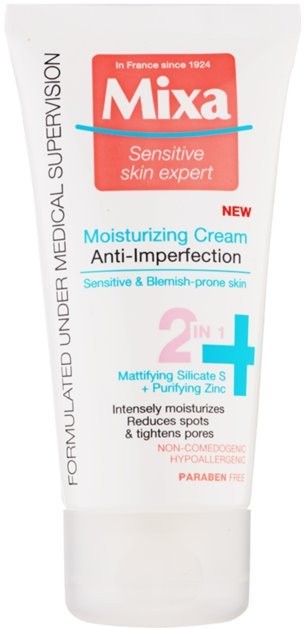MIXA Anti-Imperfection hidratáló ápolás a bőr tökéletlenségei ellen  50 ml