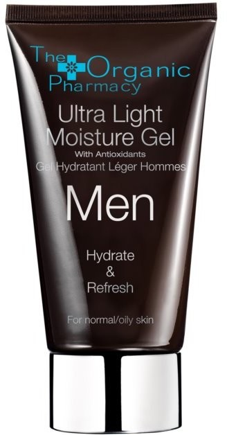 The Organic Pharmacy Men gyengéd és hidratáló géles krém normál és zsíros bőrre  75 ml