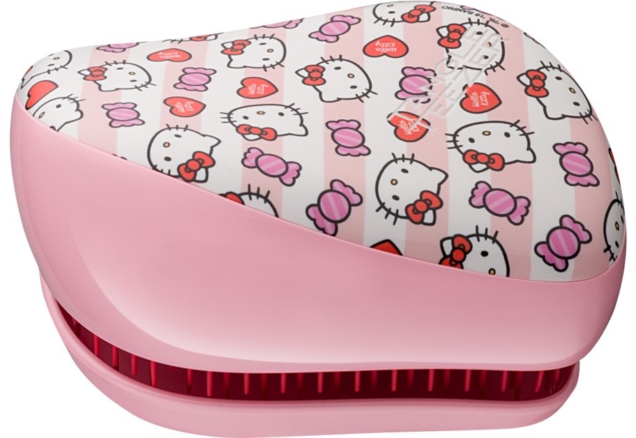 Tangle Teezer Compact Styler Hello Kitty hajkefe típus Hello Kitty Candy Stripes