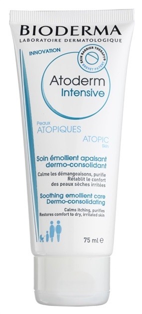 Bioderma Atoderm Intenzív nyugtató balzsam nagyon száraz, érzékeny és atópiás bőrre  75 ml