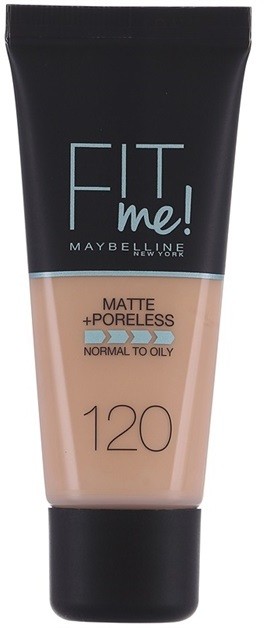 Maybelline Fit Me! Matte+Poreless make-up árnyalat 120 Classic Ivory 30 ml