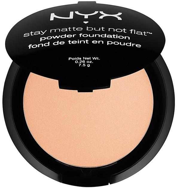 NYX Professional Makeup Stay Matte But Not Flat púderes make-up árnyalat 13 Cinnamon Spice 7,5 g