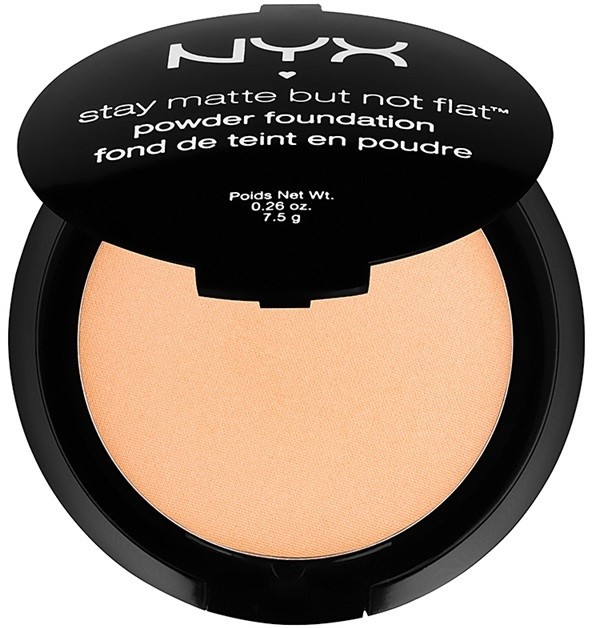 NYX Professional Makeup Stay Matte But Not Flat púderes make-up árnyalat 12 Tawny 7,5 g