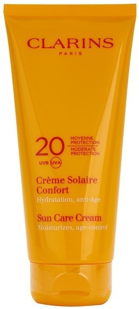 Clarins Sun Protection napozó testkrém SPF 20  200 ml