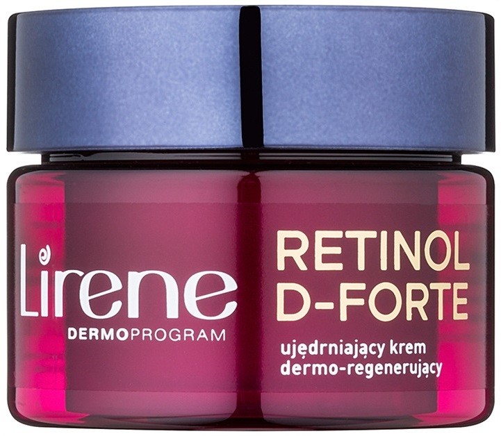 Lirene Retinol D-Forte 60+ feszesítő éjszakai krém regeneráló hatással  50 ml