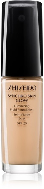 Shiseido Synchro Skin Glow élénkítő make-up SPF 20 árnyalat Golden 3 30 ml