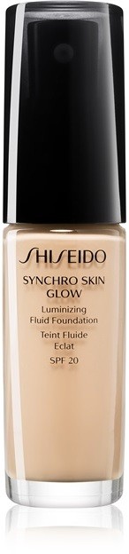 Shiseido Synchro Skin Glow élénkítő make-up SPF 20 árnyalat Golden 2 30 ml