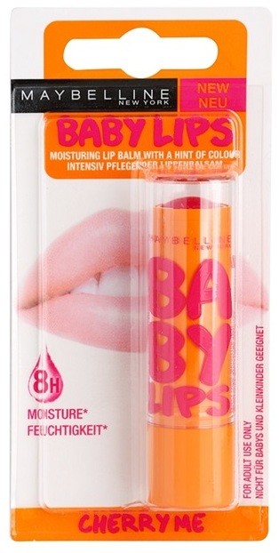 Maybelline Baby Lips hidratáló balzsam az ajkakra árnyalat Cherry Me 4,4 g