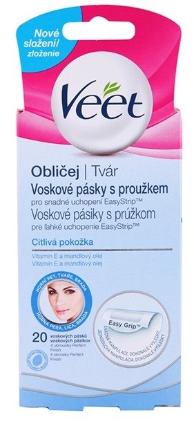 Veet Wax Strips szőrtelenítő viasz csík  20 db