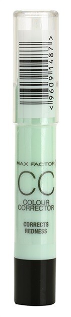 Max Factor Colour Corrector korrektor a bőr tökéletlenségei ellen árnyalat 01 Green Reducer  3,3 g