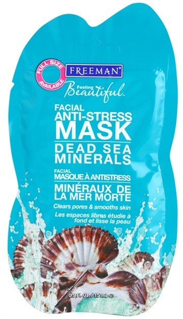 Freeman Feeling Beautiful antistressz arcmaszk Holt - tengeri ásványok  15 ml