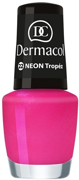 Dermacol Neon neon körömlakk árnyalat 22 Tropéz 5 ml