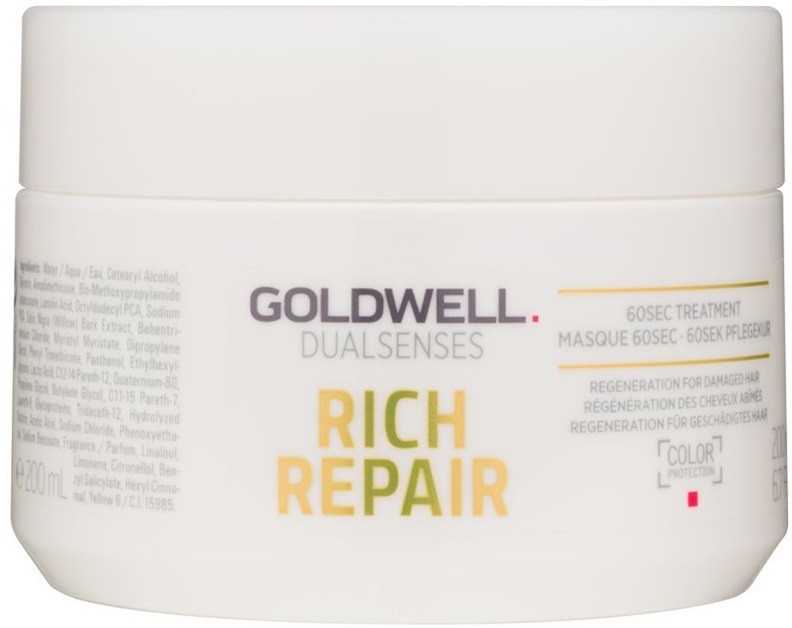 Goldwell Dualsenses Rich Repair maszk száraz és sérült hajra  200 ml