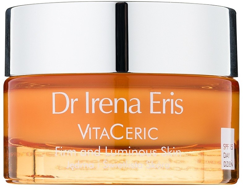 Dr Irena Eris VitaCeric bőrfeszesítő és bőrvilágosító krém SPF 15 30+  50 ml