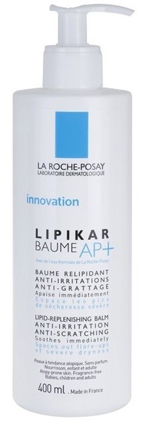 La Roche-Posay Lipikar AP+ lipidpótló balzsam irritáció és viszketés ellen  400 ml