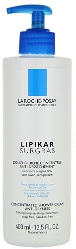 La Roche-Posay Lipikar Surgras krémtusfürdő Száraz, nagyon száraz bőrre  400 ml