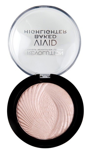 Makeup Revolution Vivid Baked kemencében sült élénkítő púder árnyalat Peach Lights 7,5 g